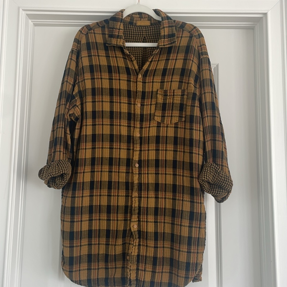 Cp shades Marella double cloth checked shirt